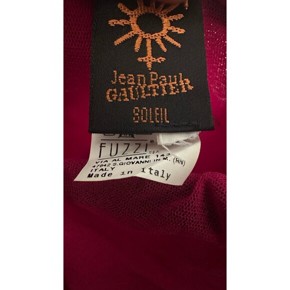 FUZZI Jean Paul Gaultier Soleli Mesh Pink Maxi Dress - XXS - Beautiful Condition - Picture 4 of 4